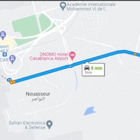 Adorable Apartamento A 8 Min Del Aeropuerto De Casablanca,Wifi Ultra Rapido Y Parking Gratis Derroua المظهر الخارجي الصورة